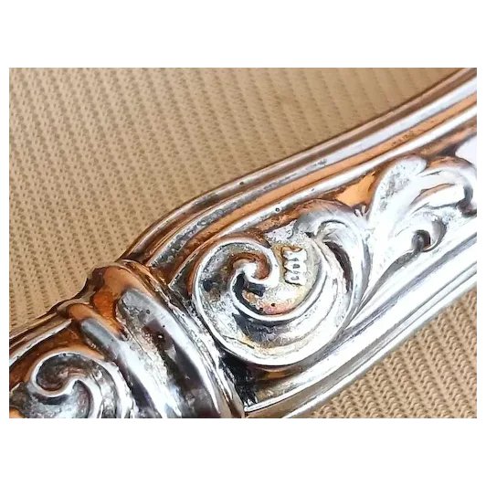 ValRubylane's tweet image. Silver 800 Serving cutlery Baroque set big FORK &amp;amp; big SPOON for serving vegetables, salads and side dishes Original 1950s In gift box

rubylane.com/item/2239412-1…

#WEDDINGGIFT #SERVINGFORK #SILVERFORK #SERVINGSPOON #SILVERSPOON #FORK #SPOON #MADEINITALY #SILVER #SILVER800