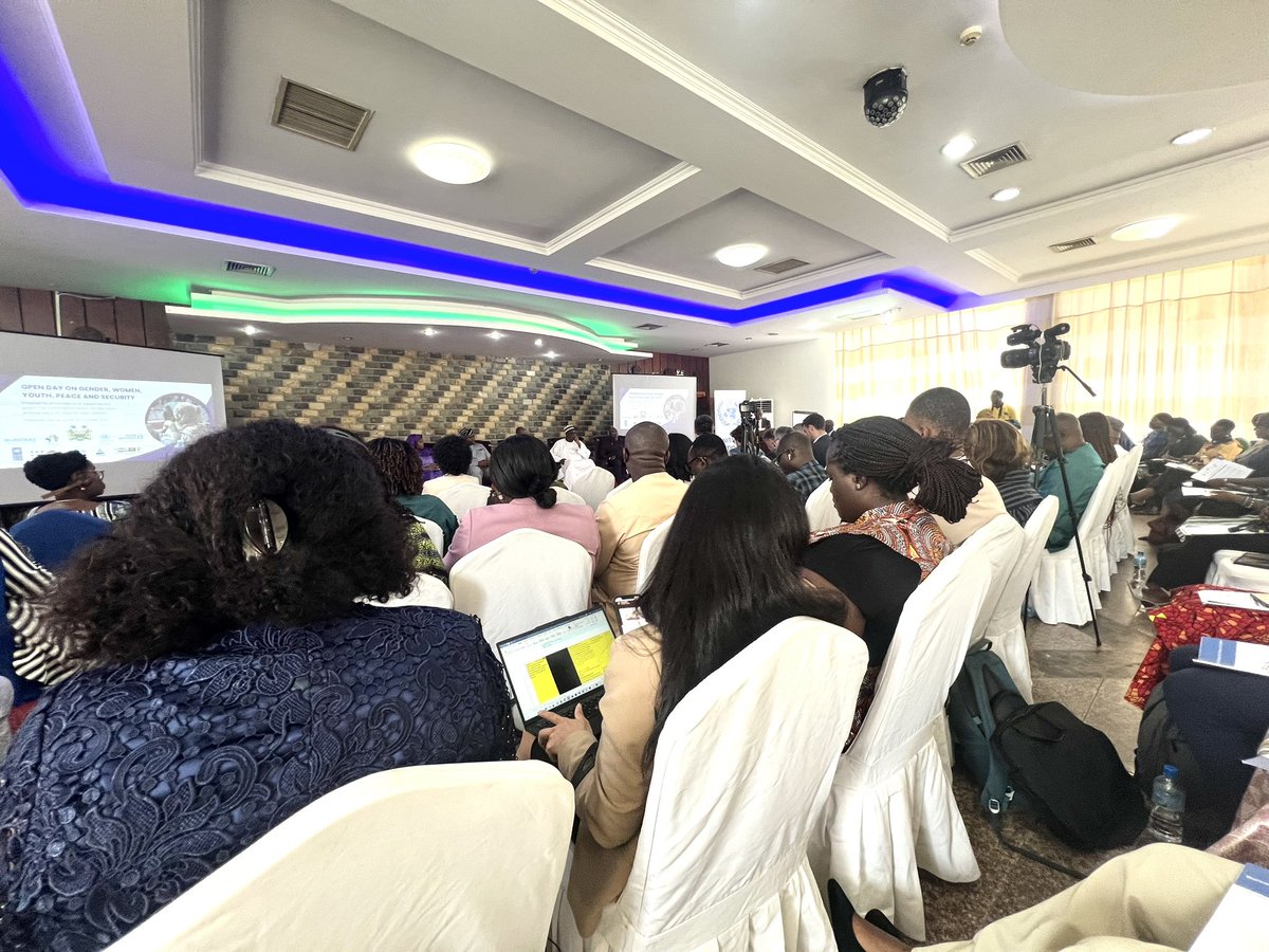 SLAWIJ Executive President Mrs. Millicent Kargbo joined other stakeholders at the 2024 Regional Open Day on UNSCR 1325 (2000) on Women, Youth, Peace, and Security at Bintumani Hotel in Freetown. <a href="/UNSierraLeone/">UN in Sierra Leone</a>