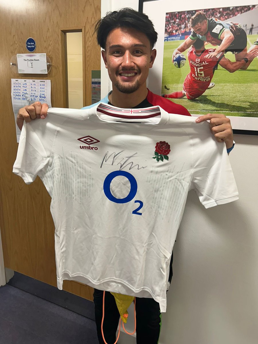 SebsFoundation (@sebsfoundation) on Twitter photo Charity Kit Auction
Lot 17–A Marcus Smith’s signed England Training Shirt (& dedicated too if you’d like by the man himself)
Bids are to be sent to sebsfoundation@gmail.com Please tell us what LOT you are bidding on
See the former Seb Foundation post for details Charity Kit Auction
Lot 17–A Marcus Smith’s signed England Training Shirt (& dedicated too if you’d like by the man himself)
Bids are to be sent to sebsfoundation@gmail.com Please tell us what LOT you are bidding on
See the former Seb Foundation post for details