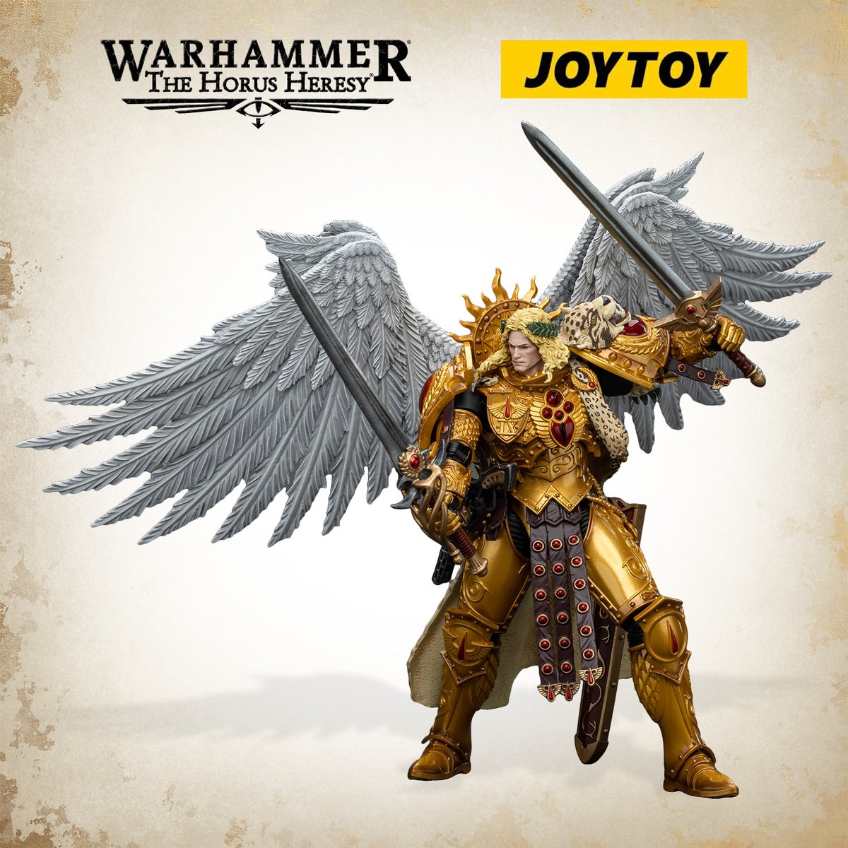 warhammer's tweet photo. Ideal for defending the Eternity Gate, or just your desk, JOYTOY have revealed their jaw-dropping Sanguinius action figure!
Take a look. https://t.co/EMOXhVoVTh
#WarhammerCommunity https://t.co/vJfHBESmSF