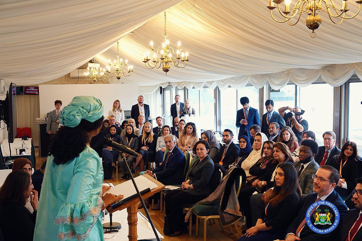 First Lady Fatima Maada Bio tweet media