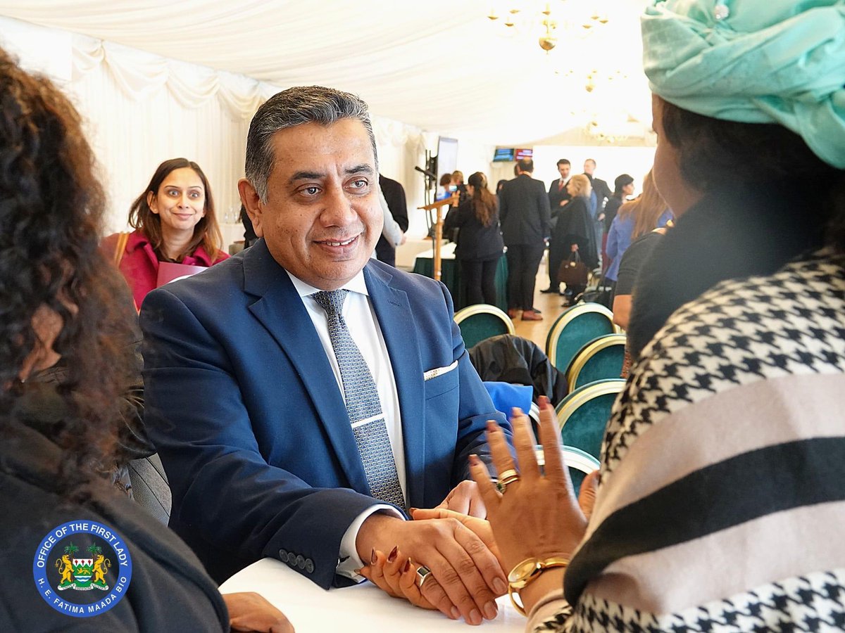 First Lady Fatima Maada Bio tweet media