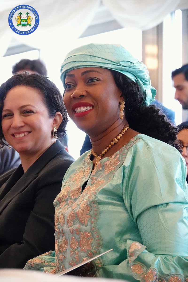 First Lady Fatima Maada Bio (@ladyfatimabio) on Twitter photo I had the privilege of participating in the high-level World Humanitarian Forum, hosted by Baroness Gohir OBE, where global leaders gathered to discuss the critical theme, '๐๐๐๐ซ๐๐ฌ๐ฌ๐ข๐ง๐ ๐๐ฅ๐จ๐๐๐ฅ ๐๐ซ๐ข๐ฌ๐๐ฌ: ๐๐ก๐ ๐๐จ๐ฅ๐ ๐จ๐ ๐๐ฎ๐ฆ๐๐ง๐ข๐ญ๐๐ซ๐ข๐๐ง I had the privilege of participating in the high-level World Humanitarian Forum, hosted by Baroness Gohir OBE, where global leaders gathered to discuss the critical theme, '๐๐๐๐ซ๐๐ฌ๐ฌ๐ข๐ง๐ ๐๐ฅ๐จ๐๐๐ฅ ๐๐ซ๐ข๐ฌ๐๐ฌ: ๐๐ก๐ ๐๐จ๐ฅ๐ ๐จ๐ ๐๐ฎ๐ฆ๐๐ง๐ข๐ญ๐๐ซ๐ข๐๐ง