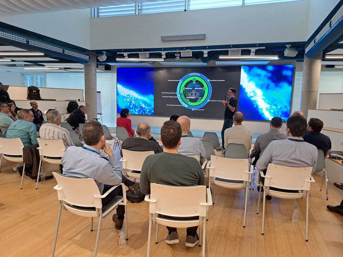 IndraCompany's tweet image. Ayer vivimos una gran experiencia junto a @Github en el evento de la Spanish Octocat Community (SPOC) en nuestras oficinas de Alcobendas. Compartimos como su IA generativa mejora nuestra productividad y seguridad. Un gran día de aprendizaje, ¡Gracias a todos!
#SPOC2024 #IndraTech