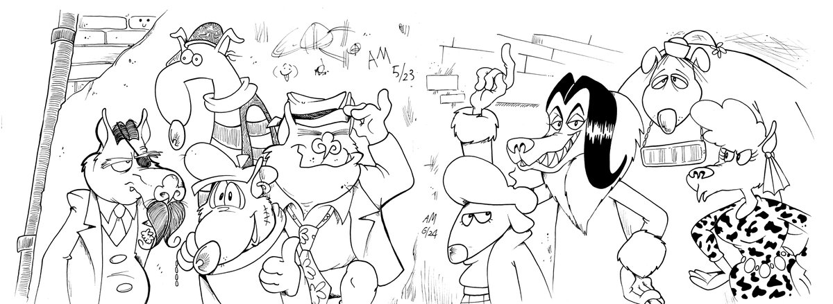 AndrewMorrice1's tweet image. #granitoons #snidensnout #HRAMcomics #blonge #cartoon #art