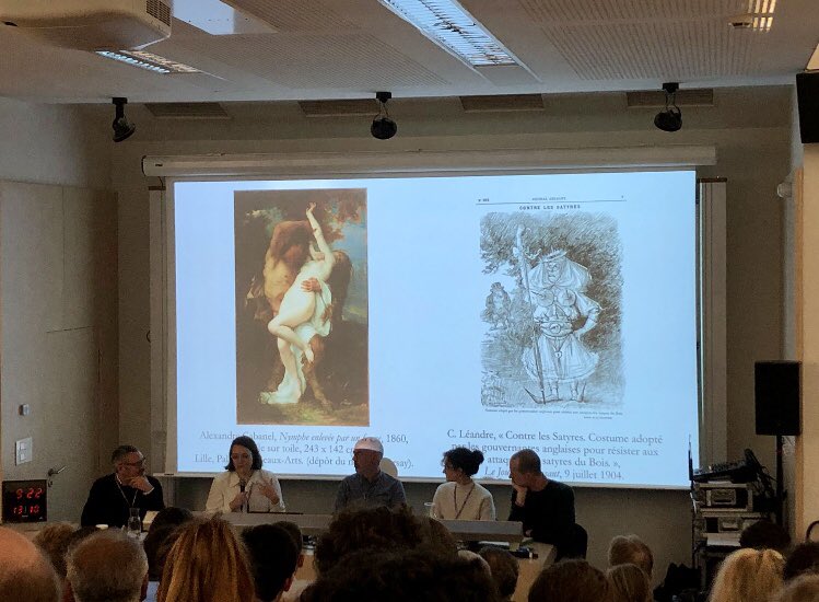 Romain Jaouen, Marc Lamonzie, Sébastien Landrieux, Mathilde Leïchlé et Pauline Mortas pour la table ronde « Danger sur la ville ? Les sexualités aux prises avec les espaces urbains (France, XIXe-XXe siècles) » aux <a href="/rdvhistoire/">Rendez-vous-histoire</a> 
#RVH2024