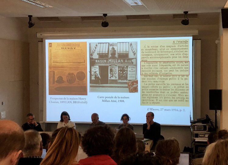 AtelierGenre's tweet photo. Romain Jaouen, Marc Lamonzie, Sébastien Landrieux, Mathilde Leïchlé et Pauline Mortas pour la table ronde « Danger sur la ville ? Les sexualités aux prises avec les espaces urbains (France, XIXe-XXe siècles) » aux @rdvhistoire 
#RVH2024 https://t.co/y2zG2oZ1eu