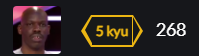 Sten_D0's tweet image. Y'A QUOI MAINTENANT
I'm now a 5 kyū yellow belt on @codewars! Come join me #codewarriors!. codewars.com/r/qGQx_g