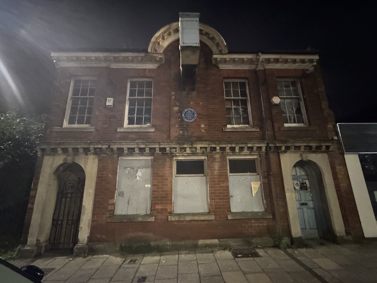 After my talk on Wright of Derby, I went to see his house, near Derby Cathedral. A sorry sight; derelict, under threat of demolition, occupied by squatters. A sad way to remember one of our artistic giants!