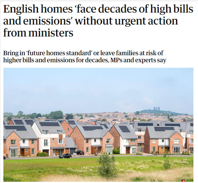 Fixing UK's leaky homes is vital to meet climate targets &amp; save families £££ in bills

Solar panels &amp; heat pumps should be standard on all new homes. Developers wrecked previous attempts to bring in energy standards. They mustn't be allowed to do so again
<a href="/_MCS_Foundation/">The MCS Foundation</a>