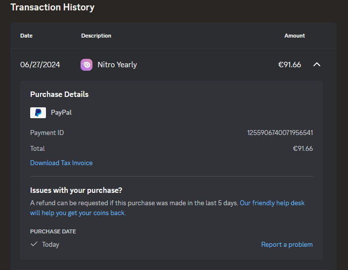 TG_Khalil's tweet photo. @discord_support June 2024 I cancelled a Nitro Yearly subscription as per your policy on the first day of 5 days after the payment a refund can be requested.
Unfortunately I still haven't received my refund.😢
Love Discord, just currently don't  have the budget for it.
Help plz https://t.co/59NYu3Tf5G