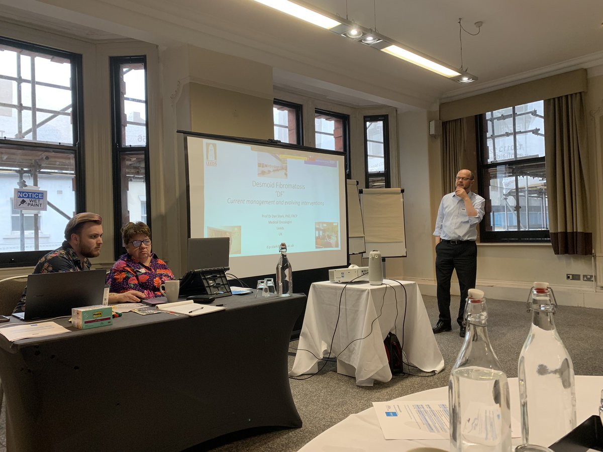 TzeWah1's tweet photo. We are kicking off the second UK #IR Workshop for the management of Desmoid Fibromatosis supported by @Sarcoma_UK @bostonsci #Varian https://t.co/Py6KFpngaC