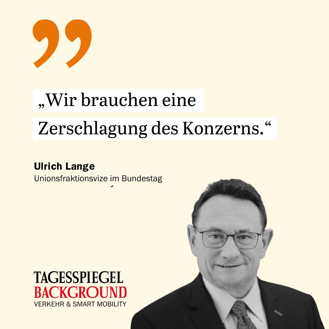 Die DB InfraGO, die uns Volker #Wissing als große #Bahnreform verkauft, ist nichts weiter als ein neues Klingelschild. Alte Strukturen, alter Vorstand, altes Geldversenken. Es braucht eine klare Trennung von #Infrastruktur und Verkehr, so <a href="/UlrichLange/">Ulrich Lange</a>.
👉lmy.de/Ifkeh