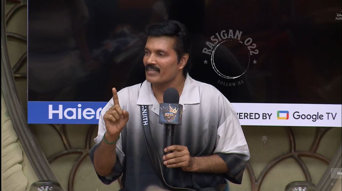Rasigan_022's tweet photo. #QueenTV vs #KingTV

Both leaders kicked things off strong! 👑🫅🏼 

Let the battle for the TV crown begin! 🎥🔥

#BiggBOssTamil #BiggBossTamil8 #BiggBossTamilSeason8 #BiggBoss https://t.co/6ueFqpiUqO