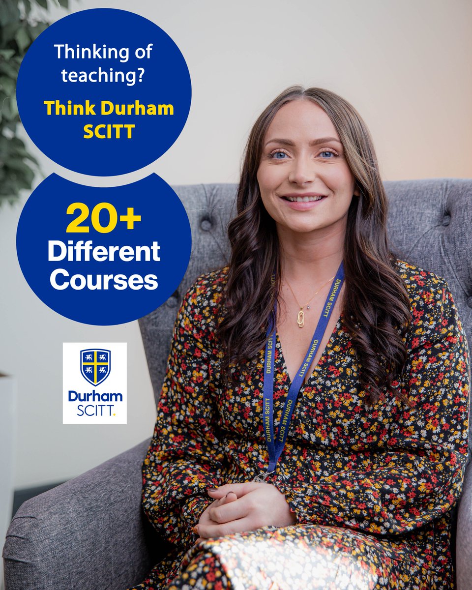 There's never been a better time to train to teach.  With outstanding pastoral support and a comprehensive training programme, Durham SCITT will support you all the way. We're fully accredited to award Qualified Teacher Status. 
durhamscitt.co.uk
getintoteaching.education.gov.uk
