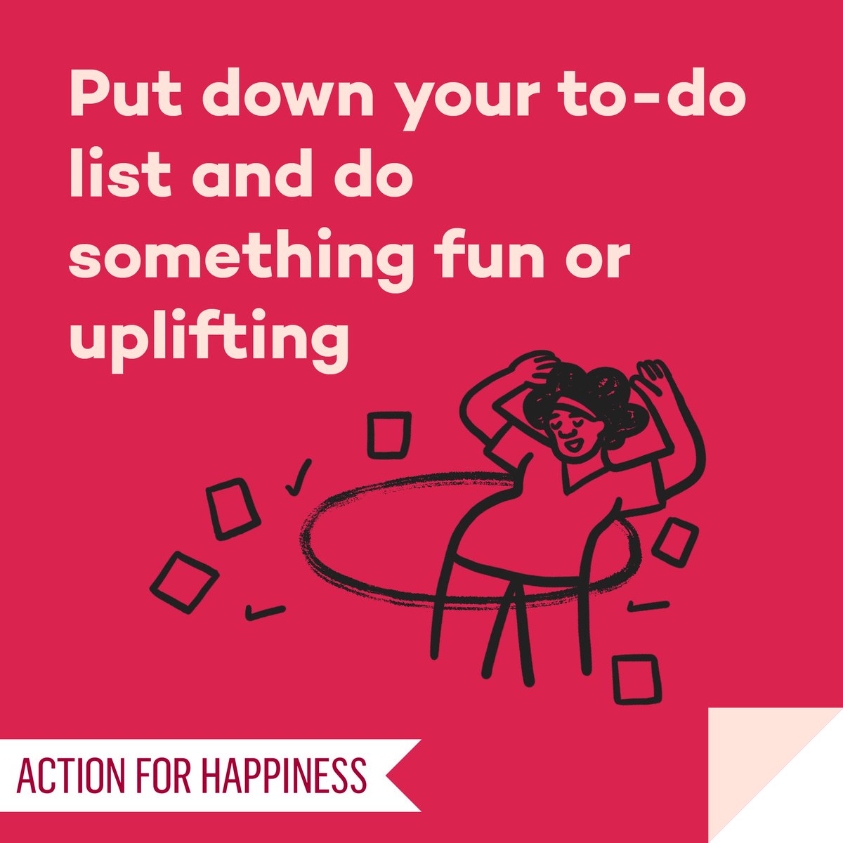 Optimistic October - Day 16: Put down your to-do list and do something fun or uplifting #OptimisticOctober 

Try it here: afh.link/action/2024-oc…