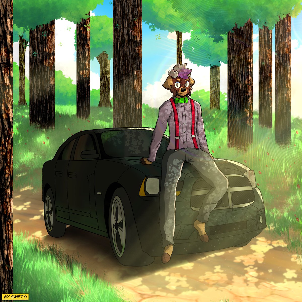 SwiftysRose's tweet photo. Commission FOR @DoltyTheDurr 🚗 💯 https://t.co/mpzcHbPSWU