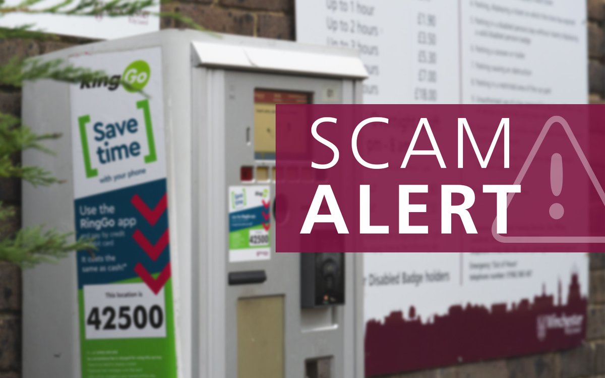 WinchesterCity's tweet photo. ❗️ QR CODE SCAM ALERT: Please be aware that fake QR code stickers have been found on some of our parking machines. We do not use QR codes for our parking machines or for parking payment. Please remain vigilant when paying to park. 1/2 https://t.co/syHx5DKF5C
