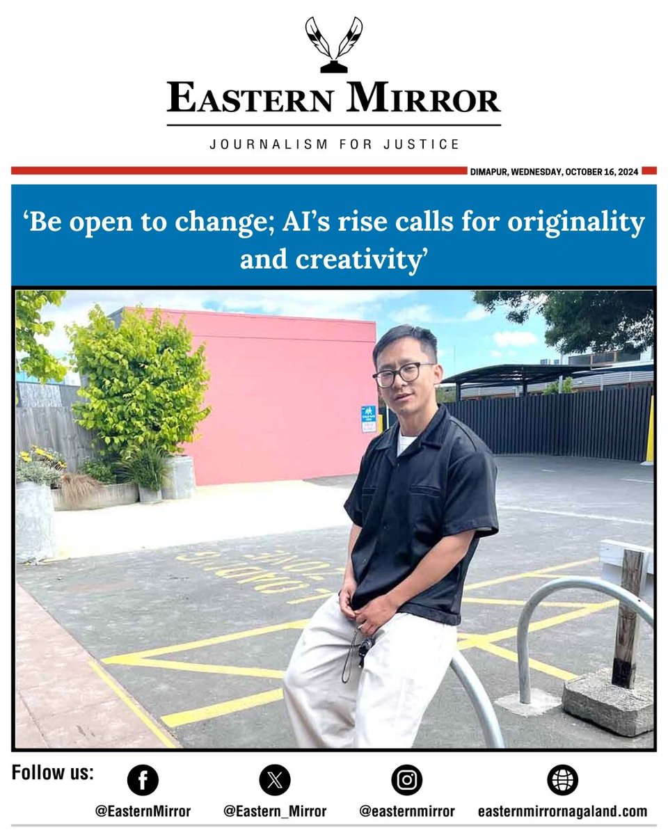 Since childhood, Ben Ningtoutao KC had a keen eye for logos and brands; often drew football team logos and flags of countries but didn’t know what to call this interest or where it would lead to. In an interview with Eastern Mirror, the 37-year-old graphic designer shares