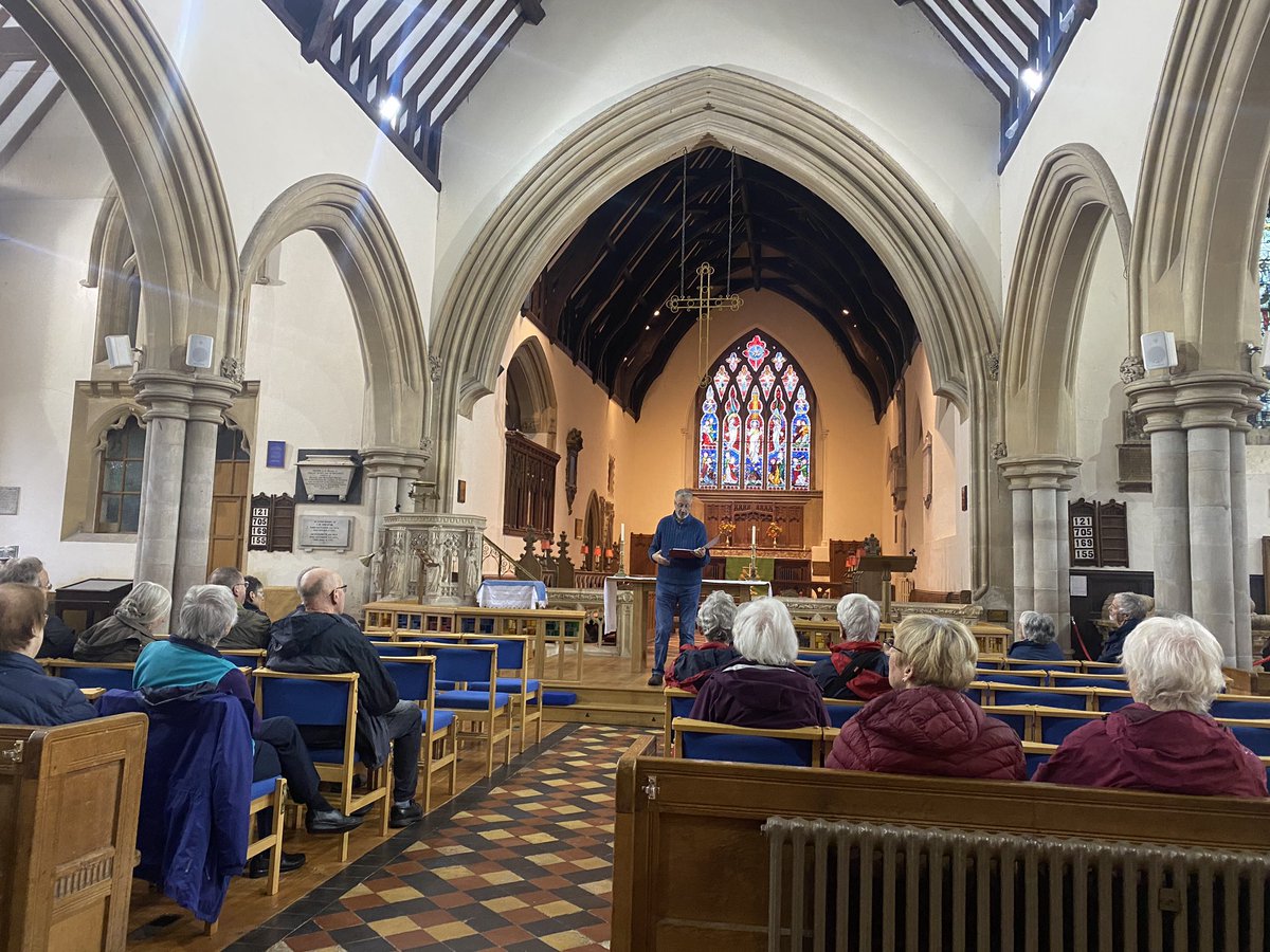 It’s a bit of a damp one today, but know we’ll have a fun day out anyway! We’re out on our annual tour of churches - starting at lovely St Mary’s, Tenbury Wells, where the team provided some much appreciated refreshments.