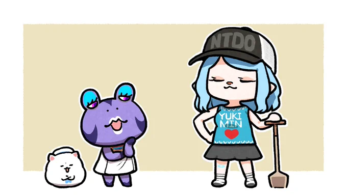 どう森ラミィちゃんの絵が4枚溜まったのでまとめです#LamyArt 