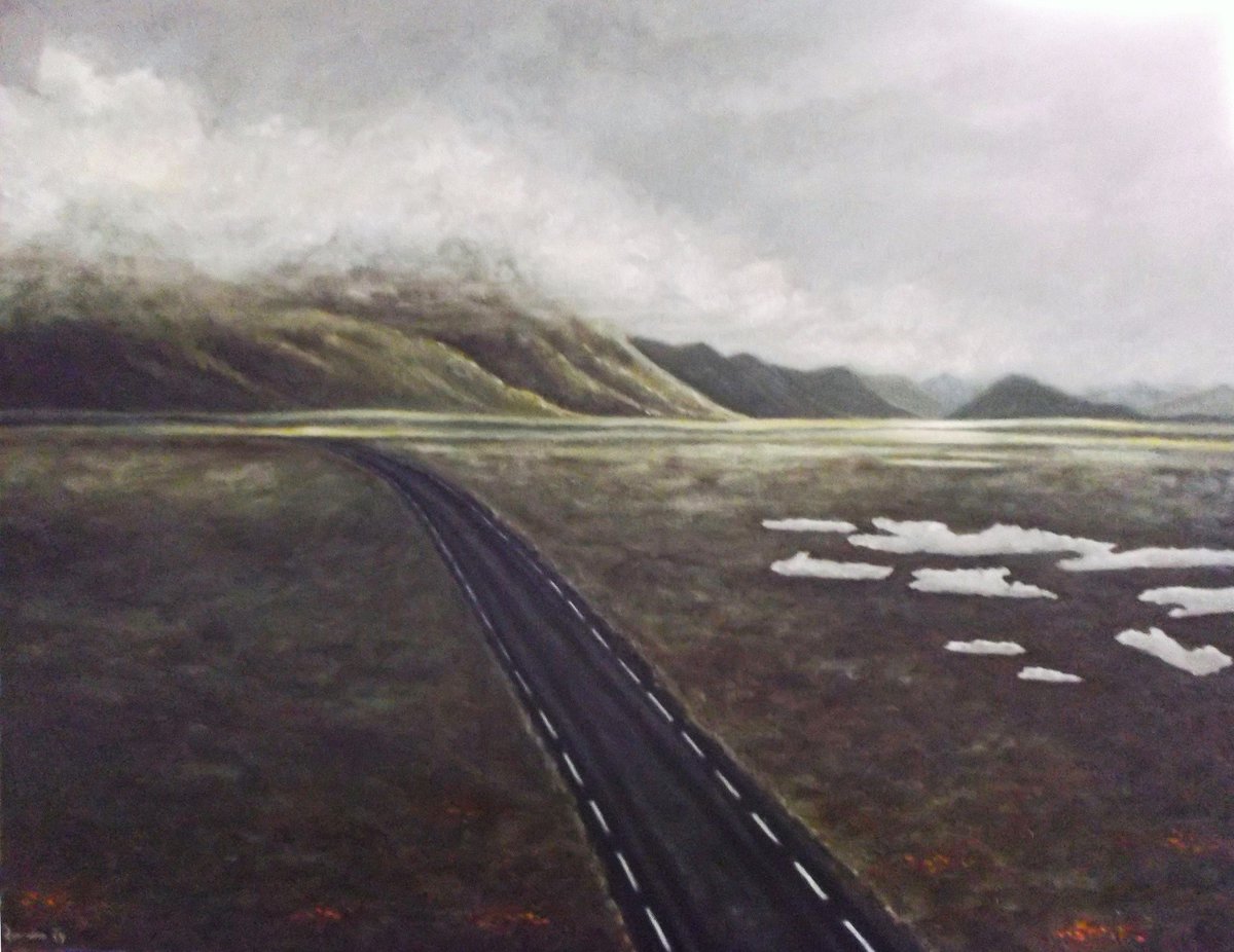Soledad, paisaje con carretera, óleo sobre lienzo 92 x 73 cm.
Solitude, paysage avec route, huile sur toile 92 x 73 cm.
Solitude, landscape with road, oil on canvas 92 x 73 cm.
ymb-arte.com/paisaje-con-ca…