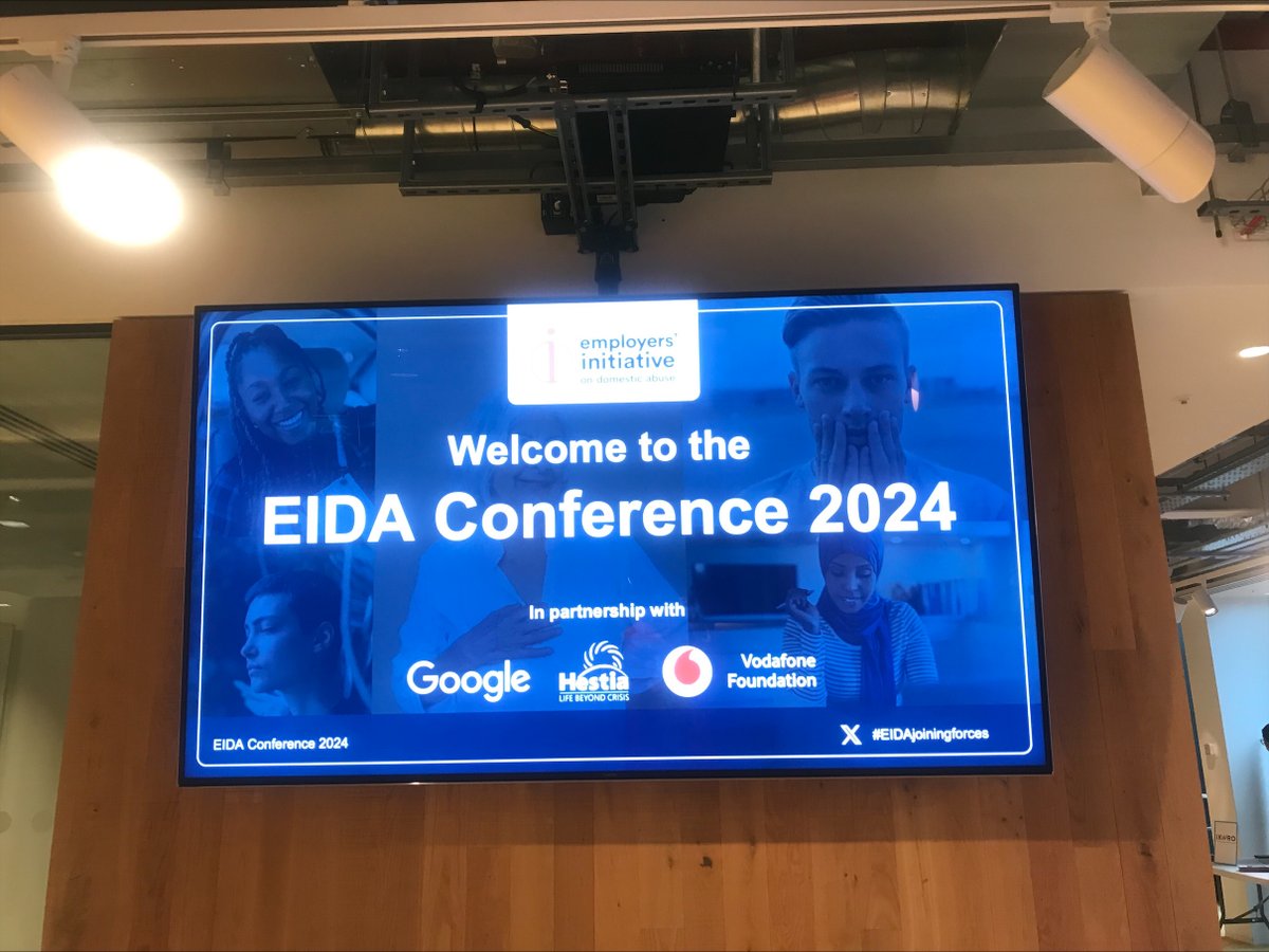 Excited to be at #EIDAJoiningForces conference today 😊

We've already been busy making important connections as an exhibitor and CEO <a href="/JoTodd4/">Jo Todd</a> will be part of the panel on safeguarding victim-survivors when dealing with a perpetrator in your workforce later this morning.