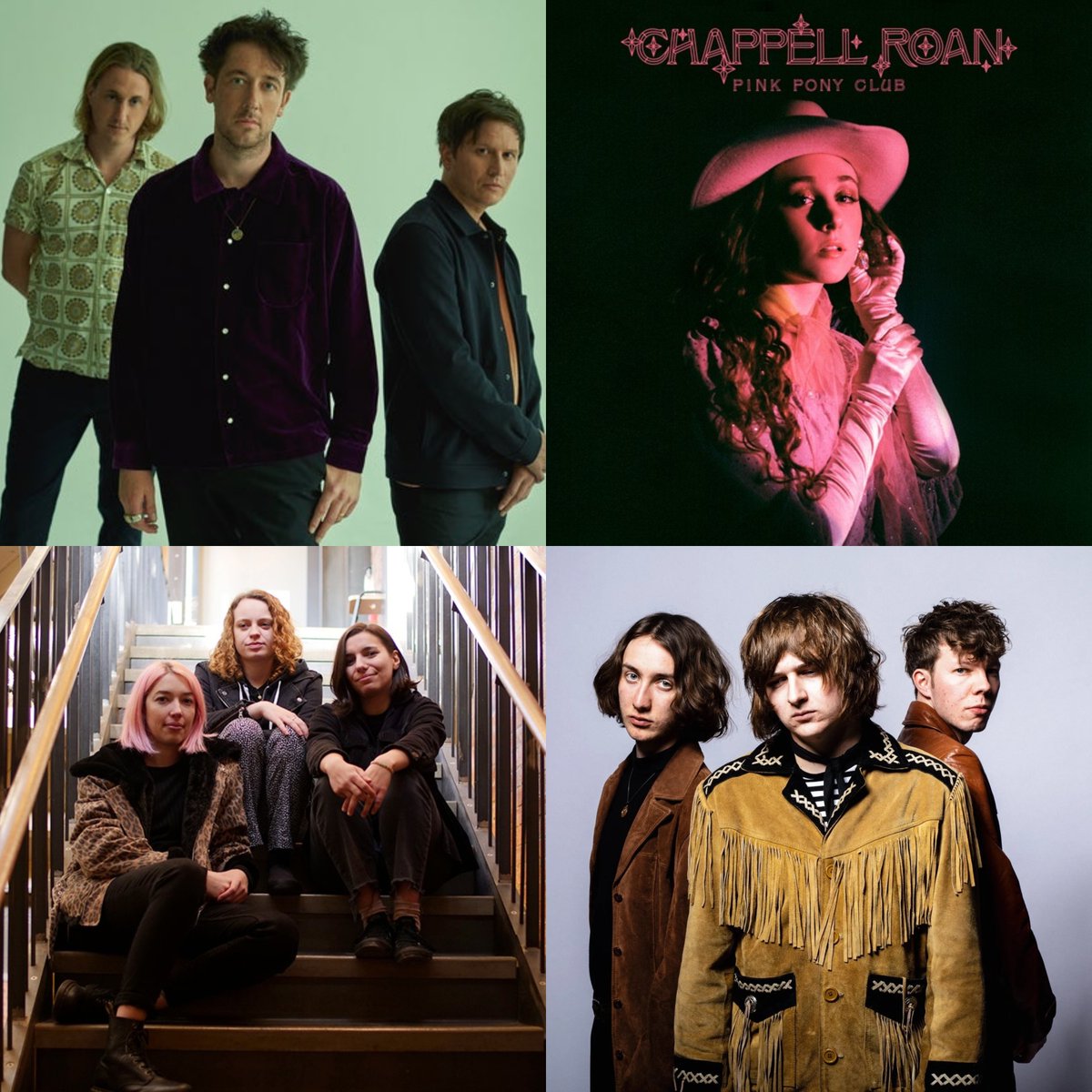 voicefmradio's tweet image. A busy show coming up at 5 with @simonDJwilson 

New music from;
✅ @thewombats 
✅ @ChappellRoan 

An interview with;
🗣️ @BERRIESBANDUK 

&amp;amp; a replay of @thehowlersuk live session from last week 🤘