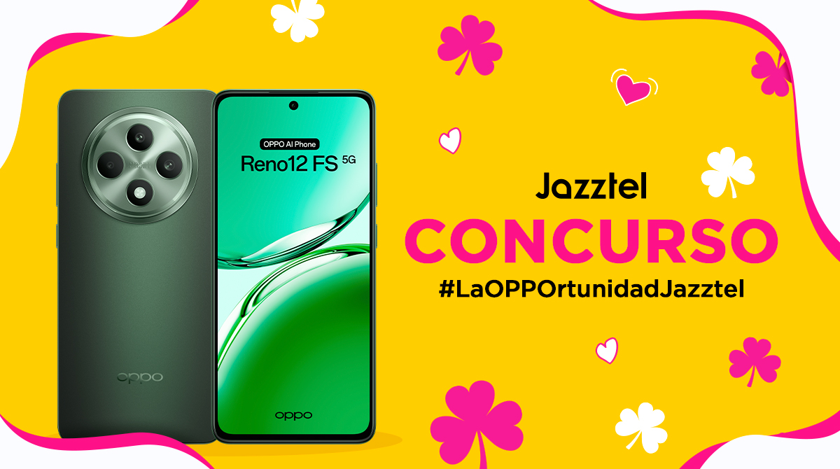 CONCURSO
Es tu momento… ¡Y LO SABES! ⭐⚡✨📲🤩
¡Para ganar un fantástico #OPPOReno12FS!
¡Participa!
🔁 RT y seguir a <a href="/OPPOEspana/">OPPO España</a> y <a href="/jazztel_es/">Jazztel España</a> 
🍀 menciona a tu amigo de la suerte 
#️⃣ Utiliza el HT #LaOPPOrtunidadJazztel
✅ ¡Suerte!
BL: bit.ly/4haB4BB