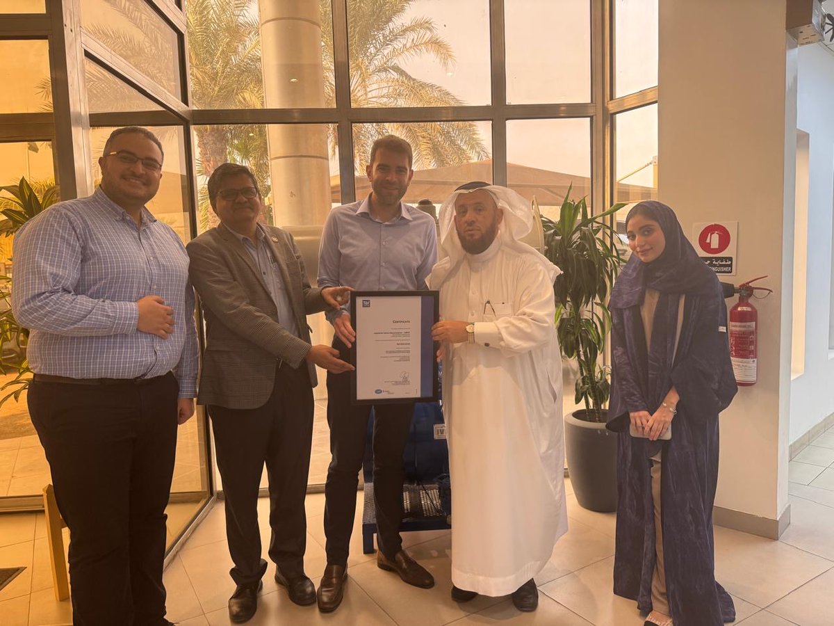 tsicksa's tweet photo. Congratulations to IVM-LAPST, the new venture of IVMSAUDI in the field of Locally Actuated Partial Stroke Testing (LAPST) on their achievement of the ISO 9001:2015 Certification from TÜV Saarland Certification, Germany. #iso9001 #saudivision2030 https://t.co/fMkjz7te8P