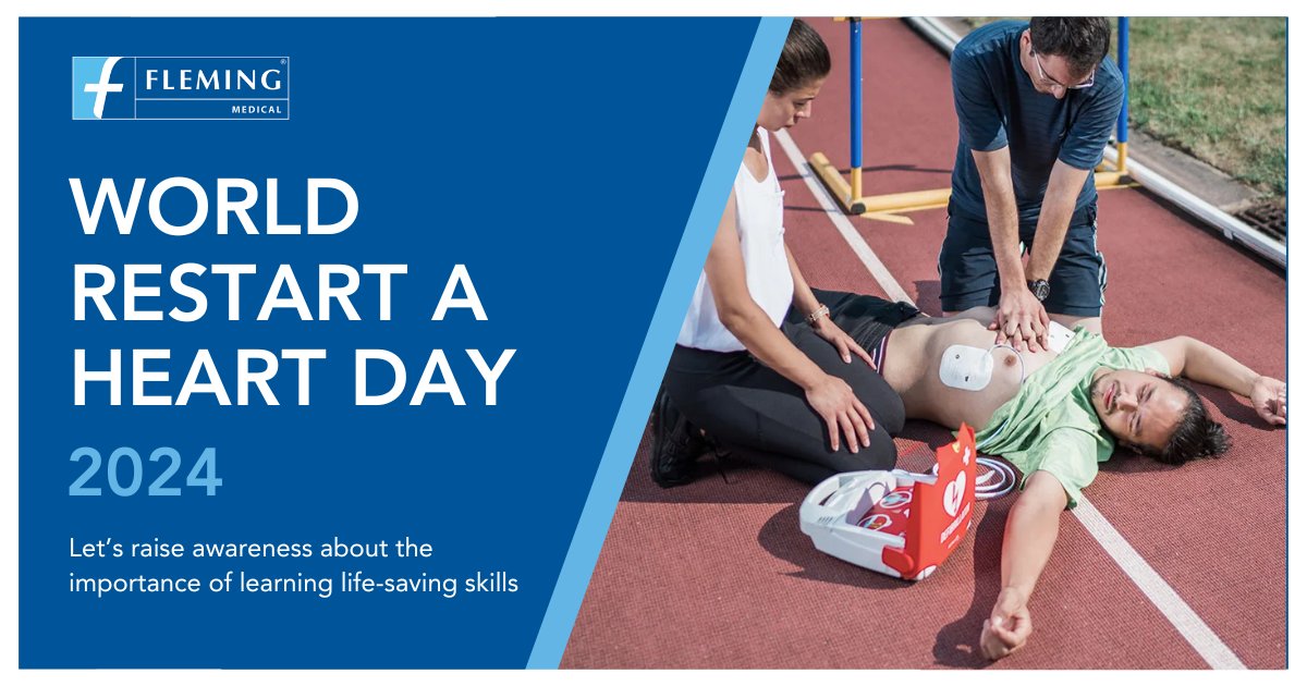 Today is World Restart a Heart Day.

Let's raise awareness about the importance of learning life-saving skills. 

Our Fleming Medical Academy offers a range of online courses focused on basic life support and AED product training. 

👉 tinyurl.com/yxvja79a

#restartaheartday