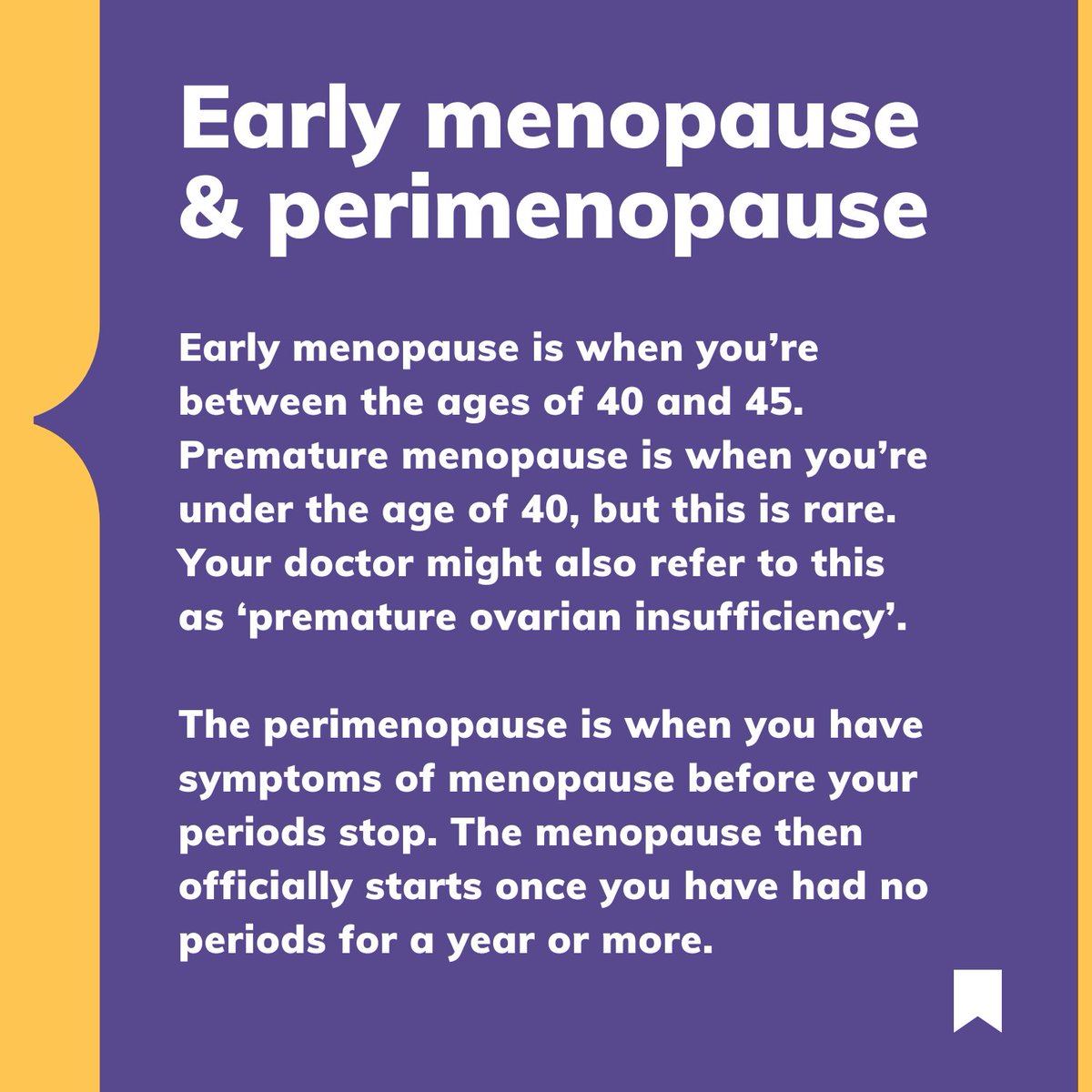 The menopause can be a challenging time many women. Symptoms can vary and may be difficult to manage. It's important to talk to your GP about any symptoms you experience to get the support you need.

For more information on menopause click here: ow.ly/yAhR50TKYXg