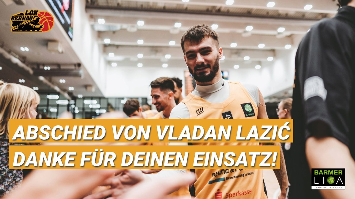 Leider müssen wir uns von unserer Nummer 21, Vladan Lazić, verabschieden. Danke für deinen Einsatz bei der LOK Bernau! 💛🖤 Alles Gute für die Zukunft, Vladan! 🍀💪

Mehr Infos auf unserer Webseite:
👉 ssv-lok-bernau.de

#LOKBernau #OneTeamOneFamily #ProB #KaderUpdate