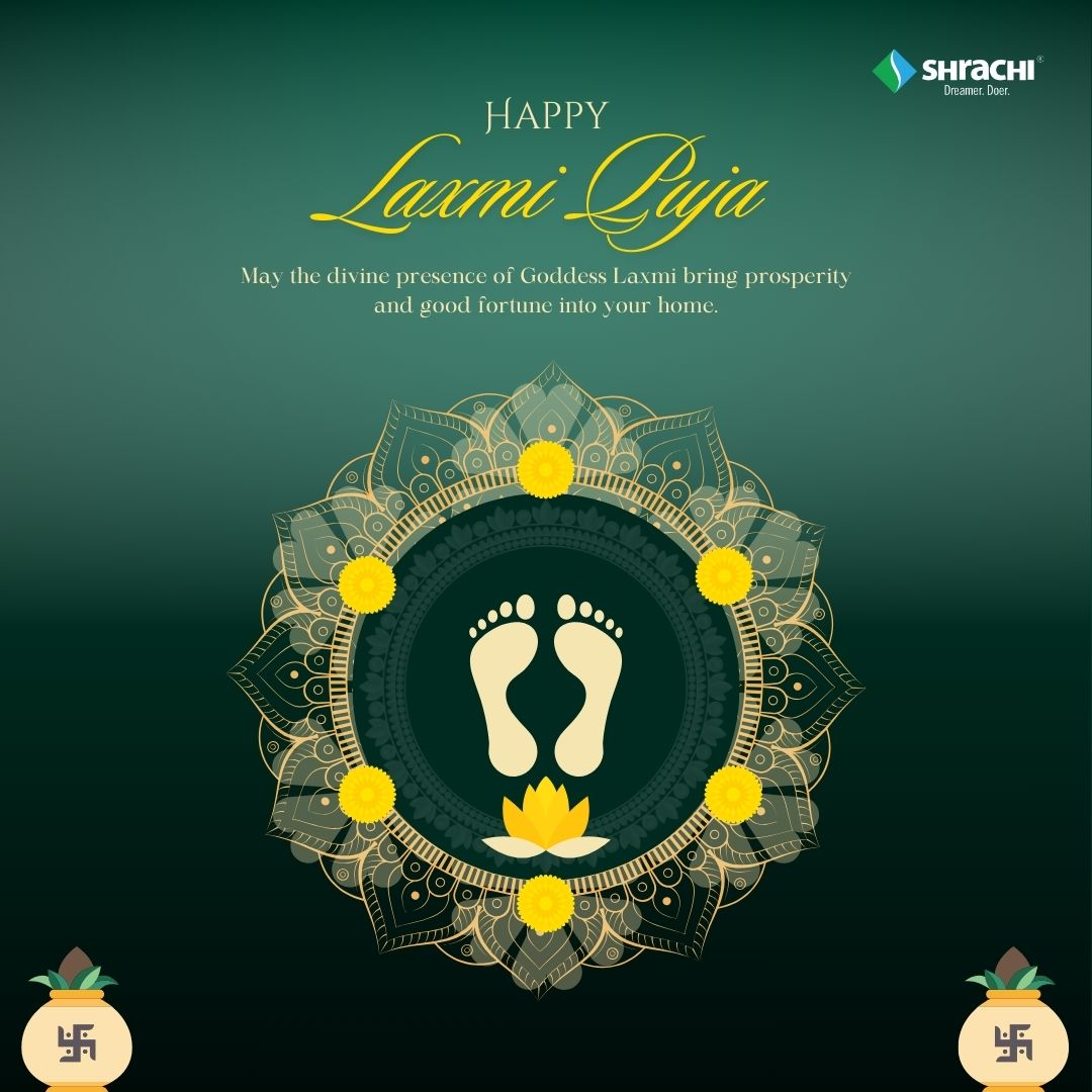On this auspicious occasion of Lakshmi Puja, Shachi Group extends heartfelt wishes to you and your family. May your endeavors be fruitful and your path be illuminated with wisdom and wealth. 

Happy Lakshmi Puja!