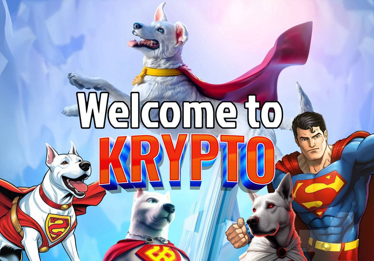 KryptoOnSol_X's tweet photo. Krypto the Super Dog, Superman’s sidekick, is set to soar on Solana! Don’t miss this moon mission!

Telegram: https://t.co/ZlRx01UXsX
Website: https://t.co/clJe4R1nBd

Ca: 3coEWPcjVMzyBeknWpFGWDbsqy2s3GvgNkfj2FEvp7Dd
#KRYPTO #SOLANA #x1000gem https://t.co/kembW9vJQj
