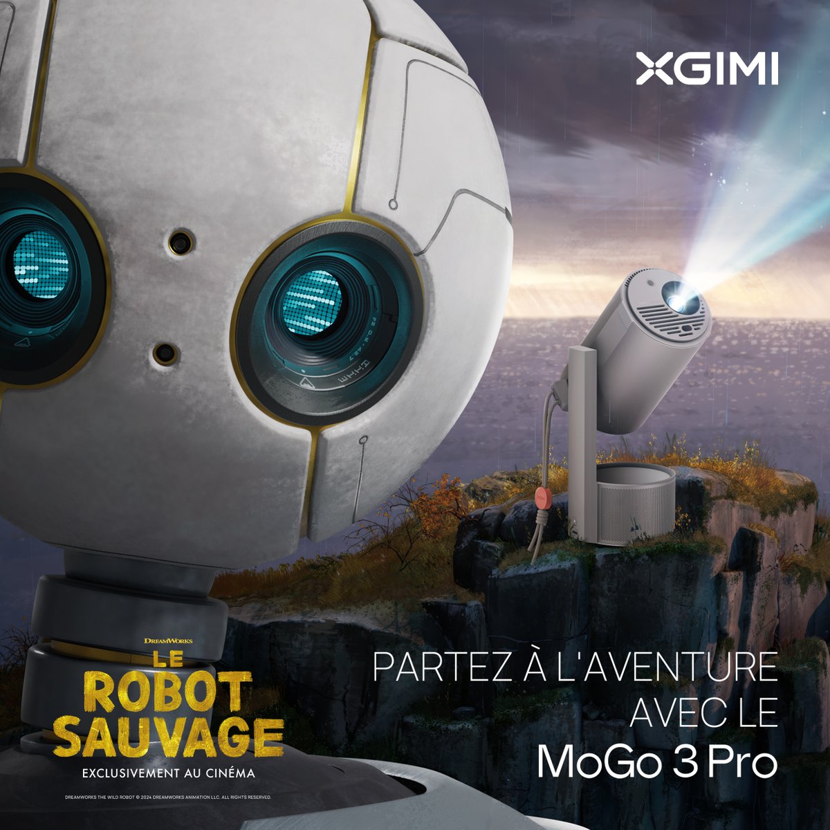 XGIMI_Fr's tweet image. 🎁Et si on vous offrait 2 places pour aller voir l'incroyable film d'animation le #LeRobotSauvage ? 

👉Pour participer : RT ce tweet et Follow @XGIMI_Fr TAS le 18/10 à 18h.

#Concours #Cinema #XGIMI #MoGo3Pro