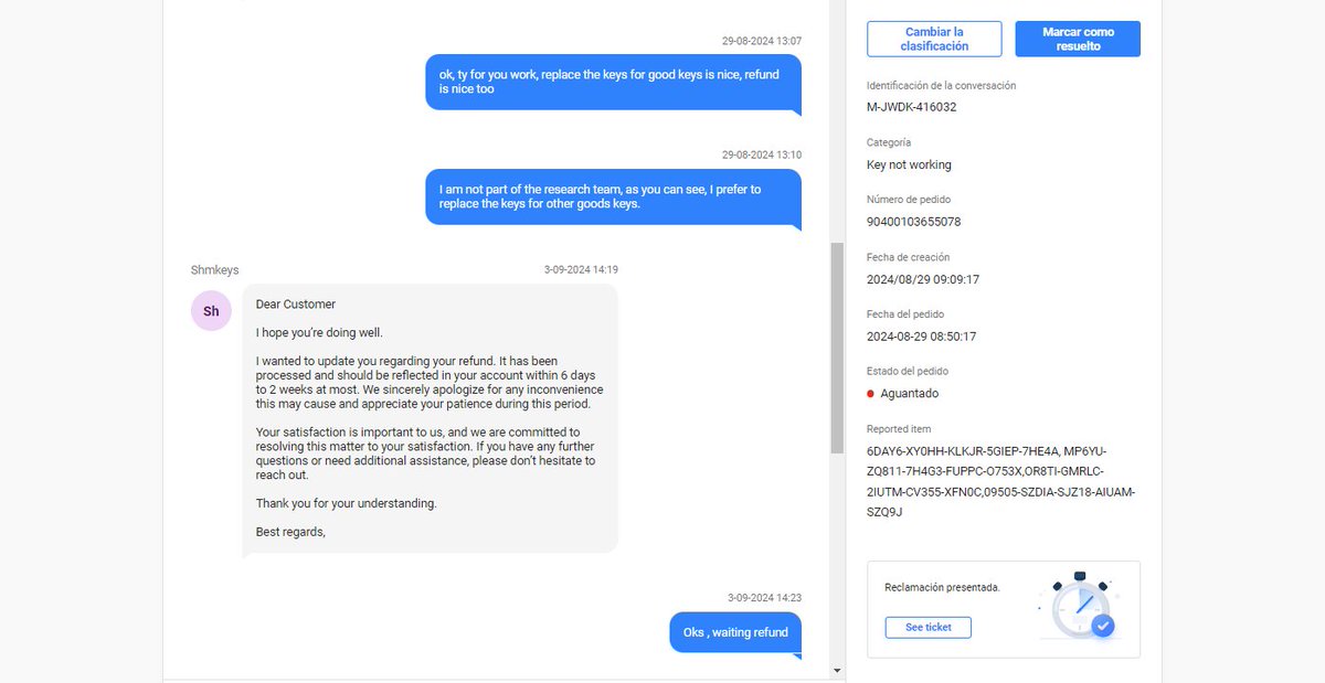 compre 4 cdk de gamepass 1 año , no funcionan y encima no he recibido el reembolso como dice que se ara.. ese tío es un puto estafador, G2A se limpia la manos .
 <a href="/G2A_ES/">G2A en Español</a> 
Que buena publicidad de todos los youtubers que te publicitan y ha los usuarios los abandonas a la 1.