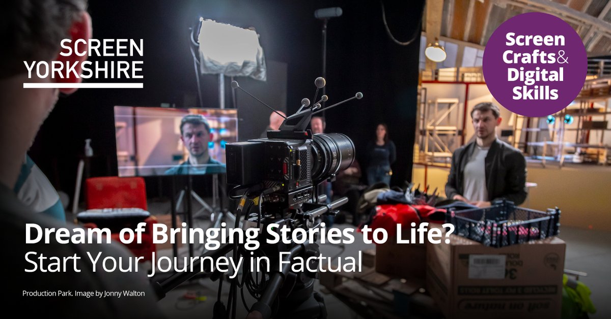 screenyorkshire's tweet photo. 🎥 Ready to dive into the world of factual production? 🌍 If you’re passionate about creating content based on real-world events, people, and places, this is your chance!
🔗 Apply now: https://t.co/53tPRQf7y5 #Production #CreativeSkills #VirtualProduction #ScreenSkills https://t.co/D10uhEeVOu