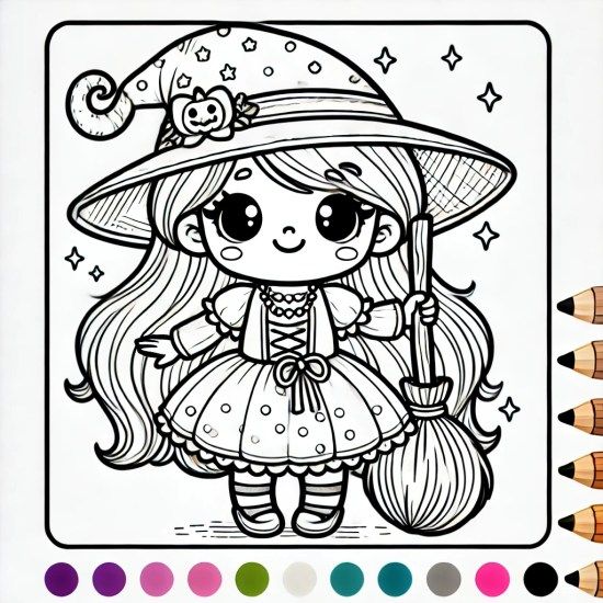 Disegni da colorare per la festa di Halloween per bambini piccoli - Maestro Alberto buff.ly/3Yqquza