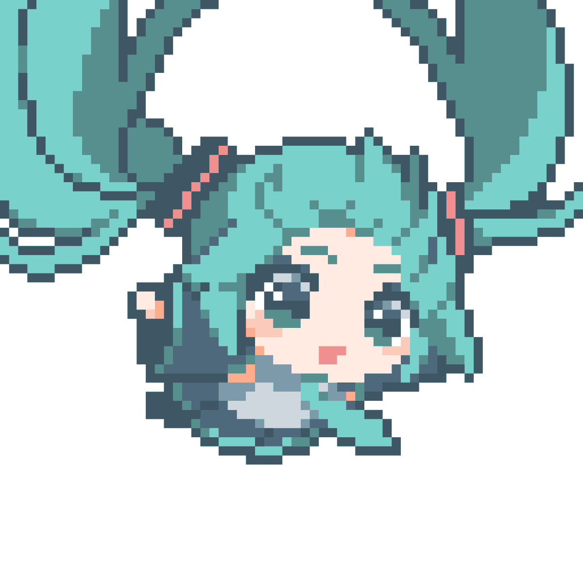 Amefu67's tweet photo. ちっちゃなミクさん
#pixelart 　#初音ミク https://t.co/f0dfoXhiGs