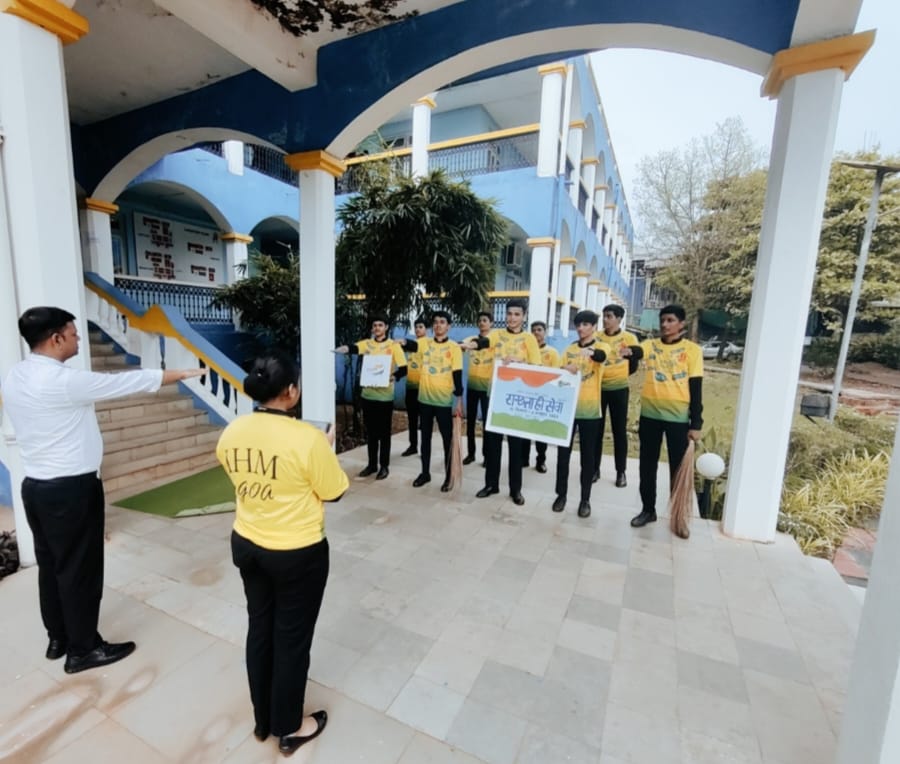 As a part of the Special campaign 4.0 for Swachhta which is being observed from 2nd October to 31st October, 2024, IHM Goa has
identified different locations, in and around the campus for cleaning/
beautification.
<a href="/DARPG_GoI/">DARPG 🇮🇳</a> <a href="/PIBTour/">PIB Tourism</a>
<a href="/SwachhBharatGoi/">Swachh Bharat GoI</a>
<a href="/tourismgoi/">Ministry of Tourism</a>
<a href="/incredibleindia/">Incredible!ndia</a>