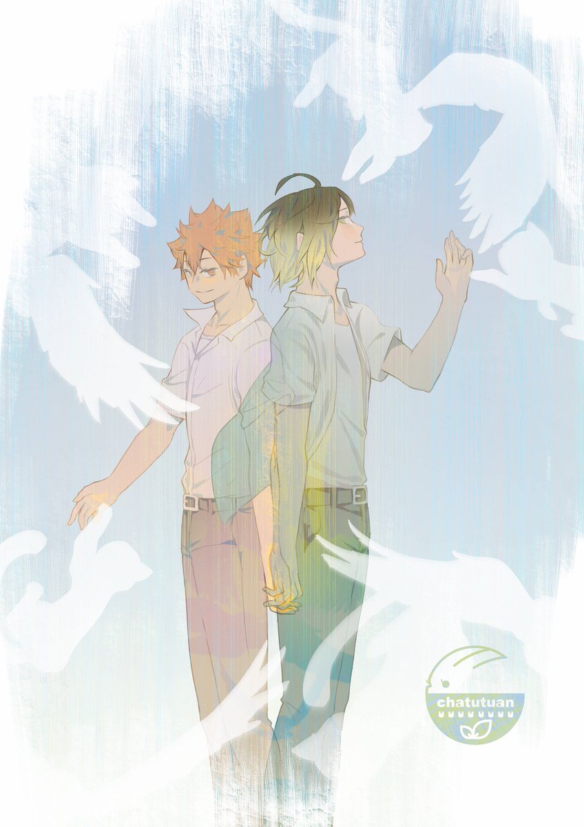 「「きみのいろ」#研日 #kenhina 」|茶々うさ@絵仕事・skeb募集中のイラスト