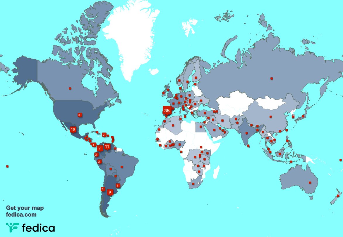 Tengo 17 nuevos seguidores, desde Venezuela 🇻🇪, México 🇲🇽, y más durante la última semana fedica.com/!alfonso_capel…