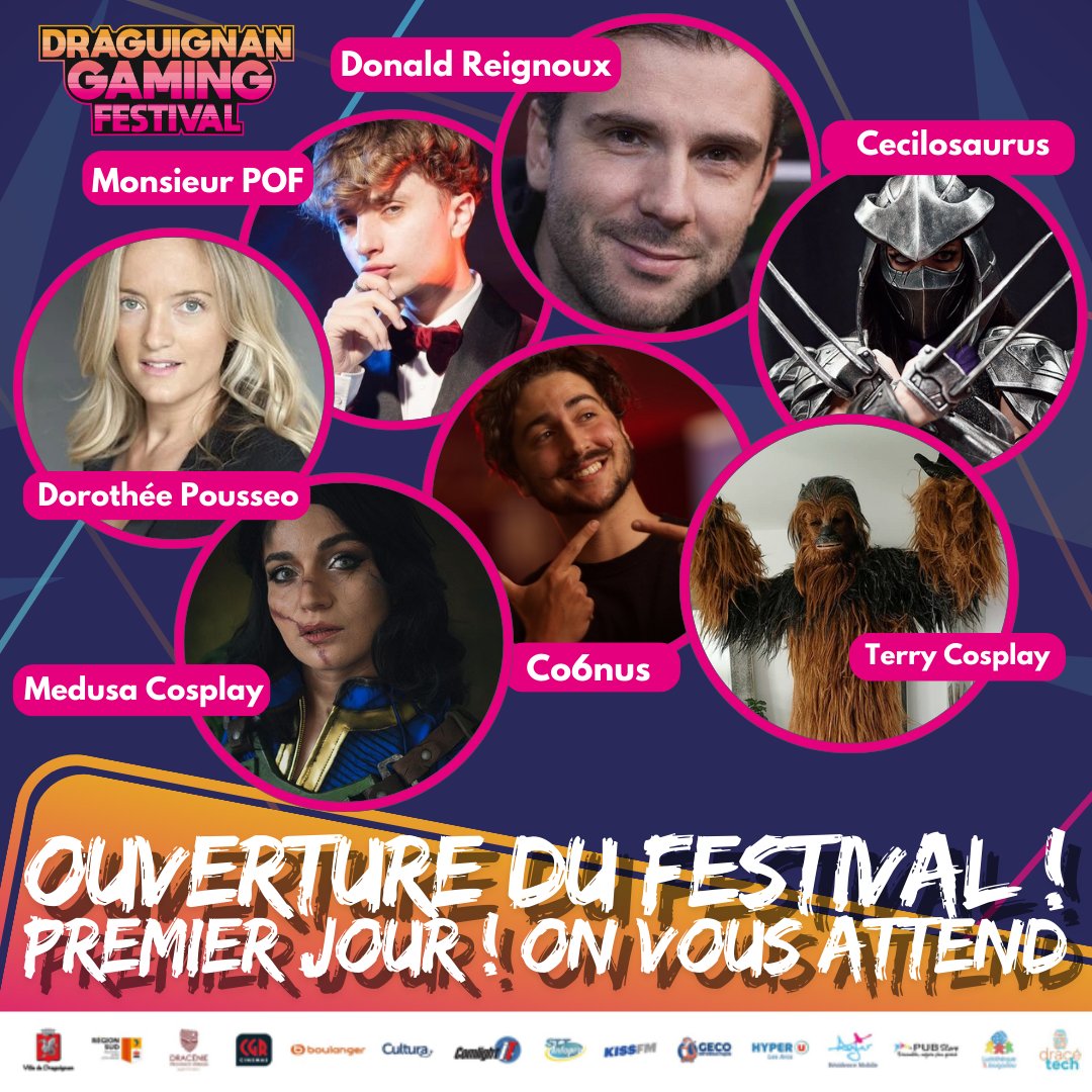 Draguignan Gaming Festival (@draguignangame) on Twitter photo 🎉🌟 C'EST L'HEURE DU DRAGUIGNAN GAMING FESTIVAL ! 🌟🎉
Nous sommes ravis de vous accueillir pour l'ouverture de cet événement incontournable dédié au gaming, à la culture manga, au cosplay et bien plus encore ! 🚀
🔔 Que la fête commence ! 🎮🥳
#DGF24 #FestivalOpening #Gaming 🎉🌟 C'EST L'HEURE DU DRAGUIGNAN GAMING FESTIVAL ! 🌟🎉
Nous sommes ravis de vous accueillir pour l'ouverture de cet événement incontournable dédié au gaming, à la culture manga, au cosplay et bien plus encore ! 🚀
🔔 Que la fête commence ! 🎮🥳
#DGF24 #FestivalOpening #Gaming