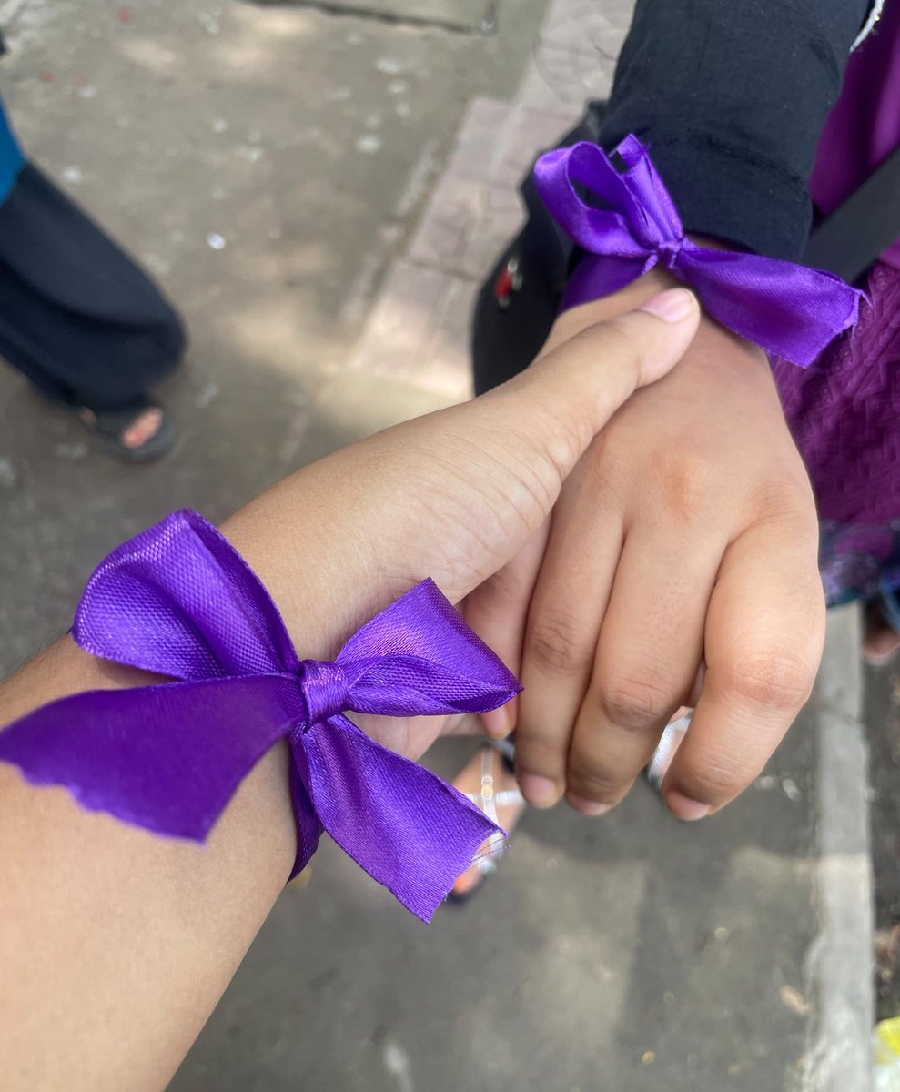 btsbdproject's tweet photo. RT REPLY

Let's join purple ribbon project. I-army we will take photo with purple ribbon &amp; post on twitter 20th Oct. Let's flood Twitter with positive posts so that negative posts are not seen.

#BangladeshToBangtan
#BTSisSeven
#ARMYStandsWithSuga
#ARMYStandsWithBTS https://t.co/nKIrfEzUAa