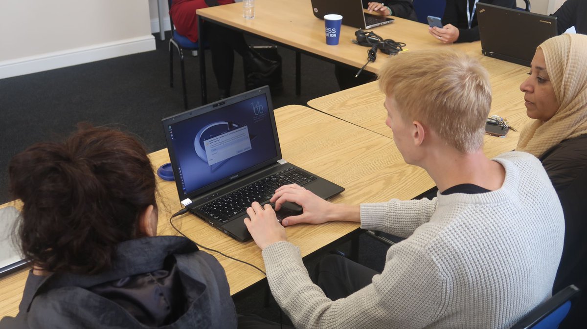 TyseleyEnergy's tweet photo. We were proud to host ReCognition Circular event here at TEP, as they spearheaded a fantastic initiative to end digital poverty in the Tyseley community. 💻They refurbished and donated 12 laptops, complete with Wi-Fi, to local residents who face barriers due to digital exclusion. https://t.co/kzFrNodhcc