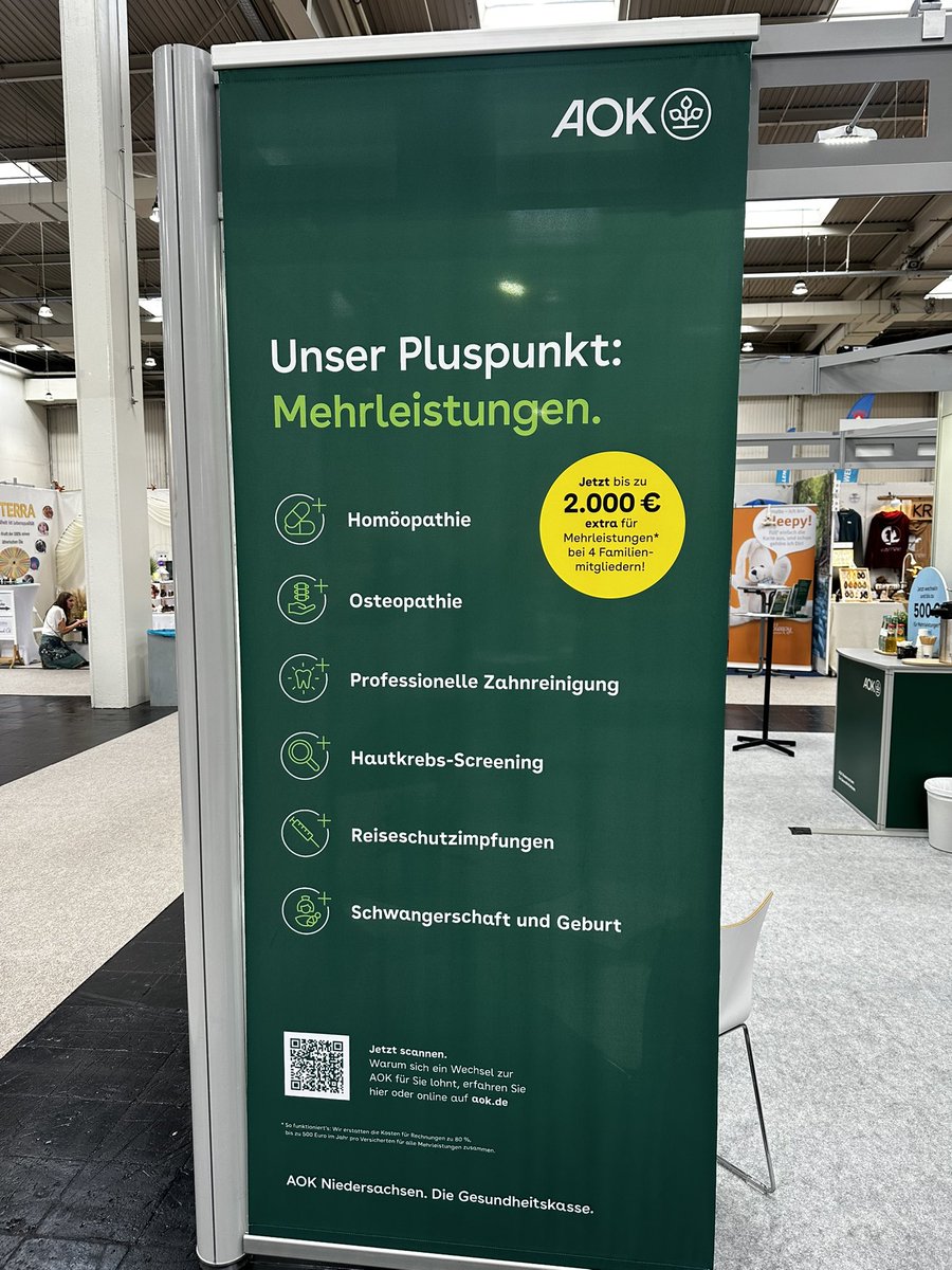 Bei der Farbe kann die Versicherung nur gut für Riley sein @aok_nds überzeugt 💚💚 
#ekelempfehlt #infa2024