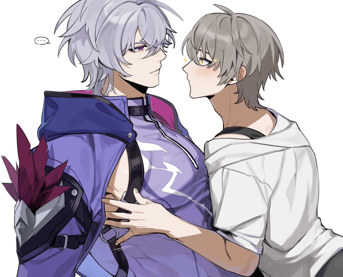 Starrail_DE's tweet image. Du wirst doch nicht böse sein, wenn ich deine Bauchmuskeln berühre, oder?  🤣🤣🤣

CR @fumei20220904 (autorisiert)
#Moze #Caleus #HonkaiStarRail #崩壊スターレイル #HSR