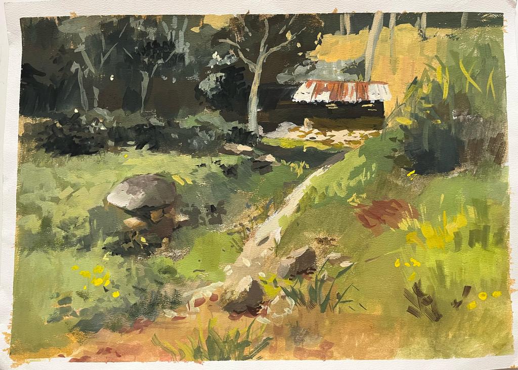VAnhVit1's tweet photo. Works at school 
#Landscapes #postercolor #painting https://t.co/CtzZ2DO6KA