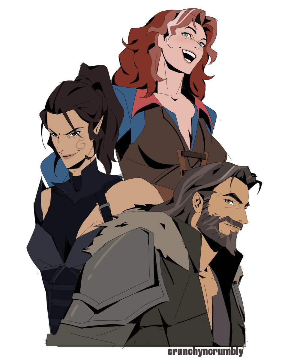 crunchyncrumbly's tweet photo. been playing divinity 2 lately &amp; made some party sketches 

#divinity2originalsin #sebile #ifanbenmezd #lohse https://t.co/s2gmz6kskL